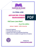 CA FINAL AFM ADVANCED FINANCIAL MANAGEMENT Pawan Sir Volume 03