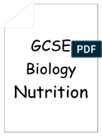 GCSE Biology Nutrition