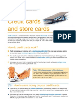 Credit Factsheet Credit Card and Store Cards