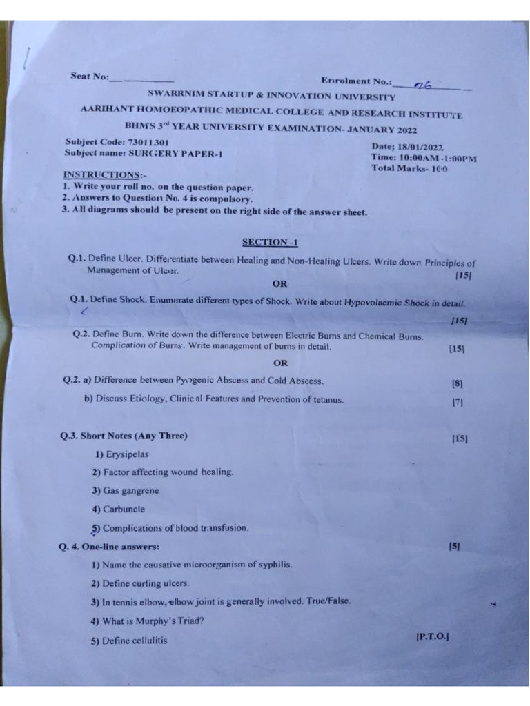 3rd - Yr - Paper | PDF