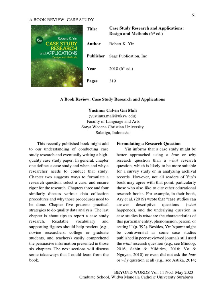 YIn 2018 Case Study PDF Data Analysis Data