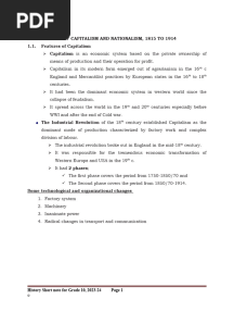 History Short Note For Grade 10, New Curriculum