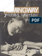 Ernest Hemingway Yazma Üzerine Bilgi Yayınevi