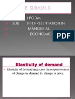 Elasticity of Demand PPT