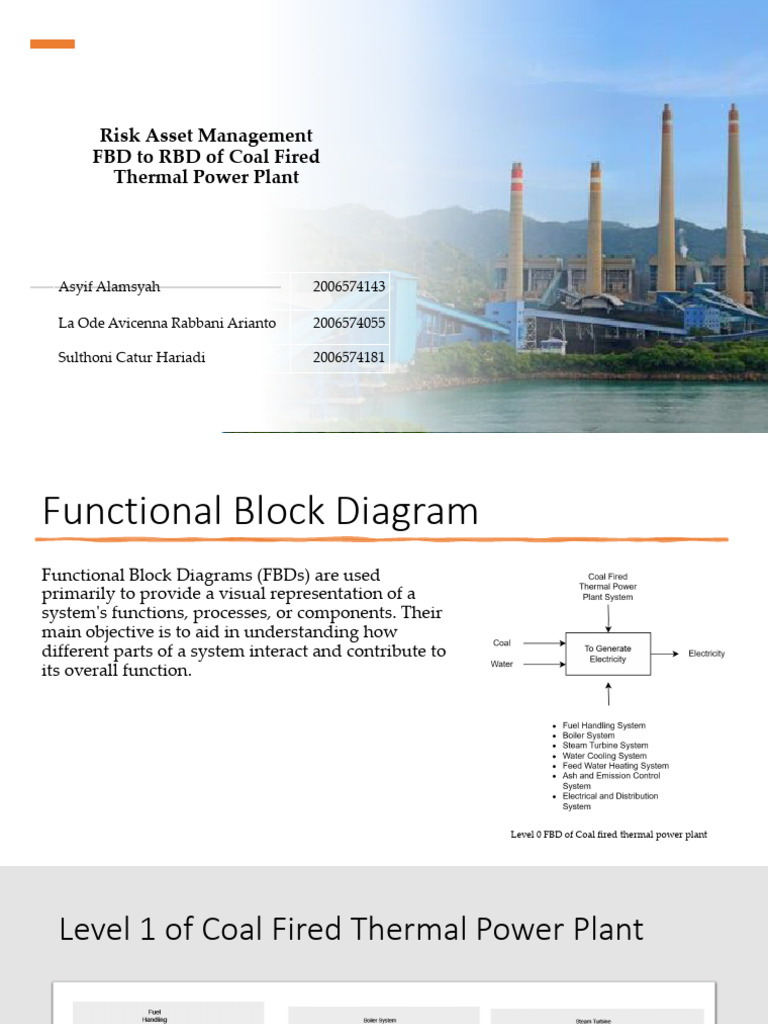 FBD To RBD of Coal Fired Thermal Power Plant | PDF | Power Station | Coal