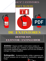 Fuego y Uso de Extintores - 2da Parte