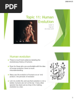 Human Evolution CL 2019