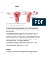 Embarazo Ectopico Ydesprendimiento de Placenta