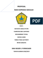 Proposal Pendirian Koperasi Sekolah