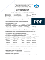 Soal Administrasi Umum