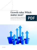 麦肯锡 盈利性增长 growth rules which matter most