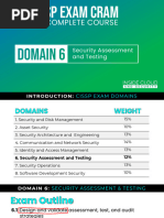 CISSP-2022 Exam Cram Domain 6