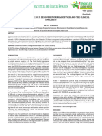 Corona Virus Disease 2019, DHF and The Clinical Similarity