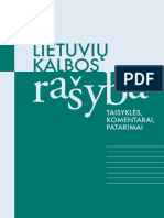 Lietuviu Kalbos Rasyba