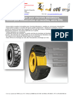 Pneu Plein Souple Pour Chariots Élévateurs, Remorques Industrielles Et Nacelles, Série PPS