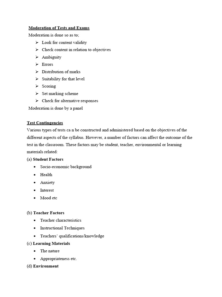 moderation-and-validity-of-tests-and-exams-pdf-validity-statistics