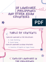 English Language in The Philippines and Asian Countries