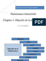 Chapitre 1 Objectifs de La Maintenance