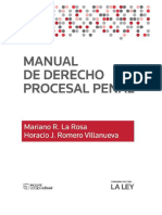 Manual de Derecho Procesal Penal - La Rosa - Romero Villanueva - Versión Imprimible Tomo II