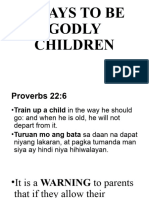 5 Ways To Be Godly Children