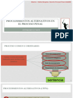 Procedimientos Alternativos en El Proceso Penal