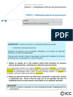 TAREA 2. Habilidades Básicas de Pensamiento.