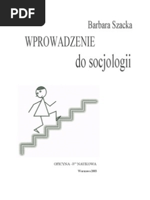 barbara szacka wprowadzenie do socjologii