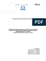 Informe de Proyecto Modificado