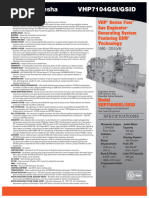 VHP7104GSI/GSID: VHP Series Four Gas Enginator Generating System Featuring ESM Technology