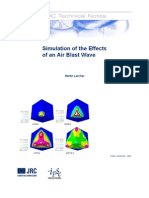Simulation of The Effectsof An Air Blast Wave