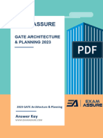 Exam Assure_GATE AR 2023 Answer key