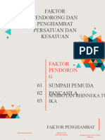 Faktor Pendorong Dan Penghambat