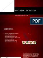 Efectul Fotoelectric Extern