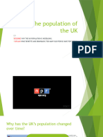 Lesson 3 - UK's Population