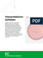 Petrifilm E.coli Interpretation Guide - German