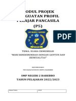 AKSI NYATA TOPIK 5 Projek P5 Suara Demokrasi SMPN 2 BAREBBO