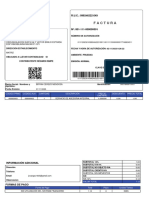 Factura: Código Princ Código Aux Cantidad Descripción Precio Unitario Descuento Precio Total