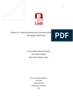 Eficacia Del Vendaje Neuromuscular en La Reducción Del Dolor en Mujeres Con Fibromialgia Prueba Piloto