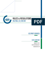 Rules - Regulations - Volleyball - October 12 - 2023 - FINAL