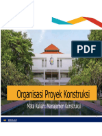 MK - 05 Organisasi Proyek Konstruksi