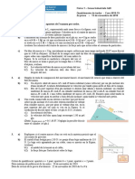 Física 1 - Graus Industrials G20 Quadrimestre de Tardor - Curs 2018-19 2a Prova - 13 de Novembre de 2018