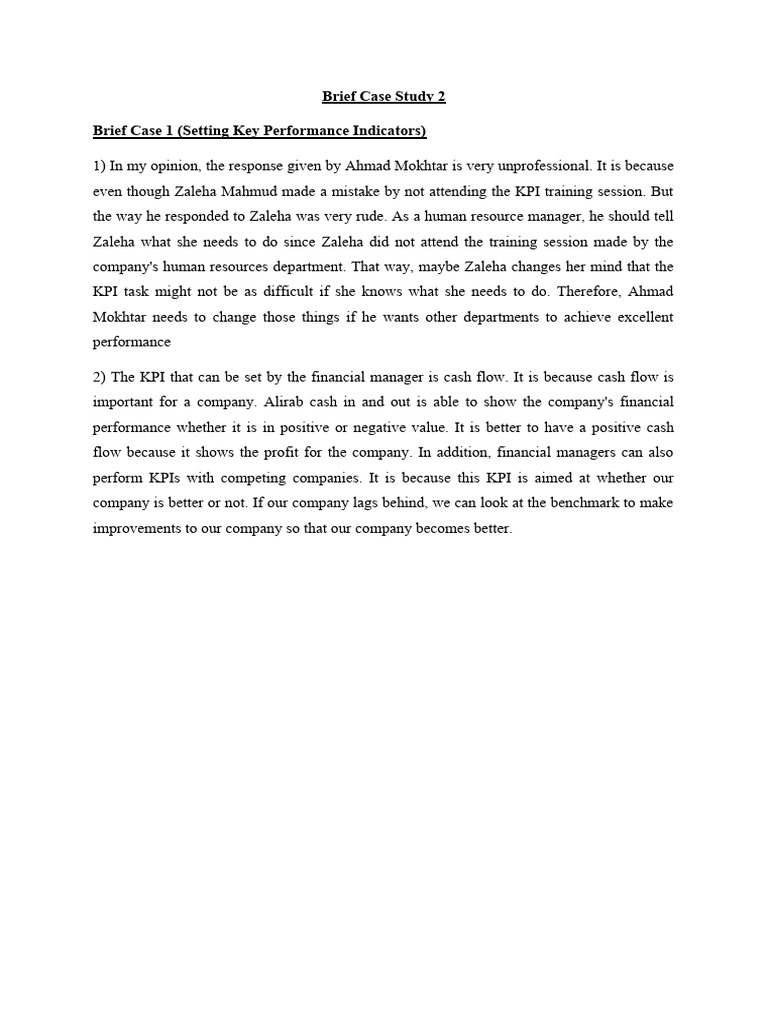 Brief Case Study 2 PDF