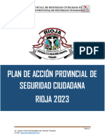 Plan de Accion Provincial de Seguridad Ciudadana Rioja 2023