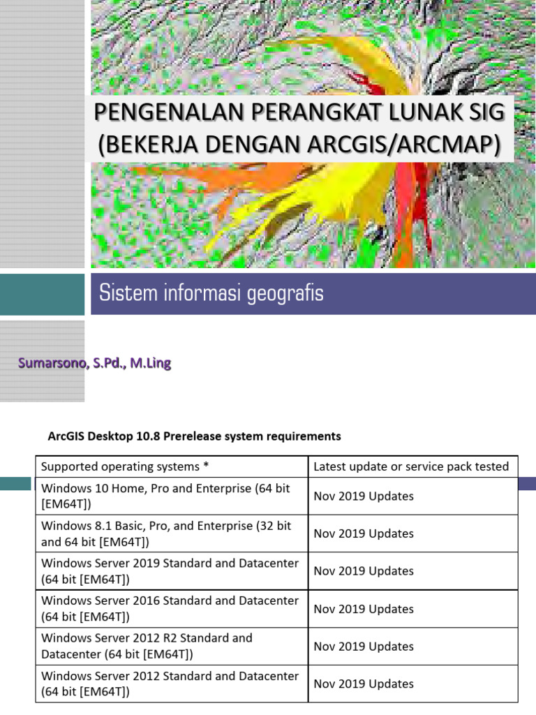 Sig Pengenalan Perangkat Lunak Sig - Bekerja Dengan Arcmap. | PDF ...