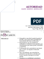 AUTORIDAD RAZÓN - RESPETO - REPUTACIÓN. Russsell H. Granger Los 7 Detonadores de La Persuasión McGraw-Hill, México, 2009 Cap. 9, Pgs.