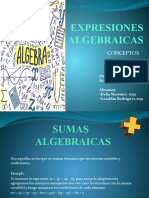 Expresiones Algebraicas