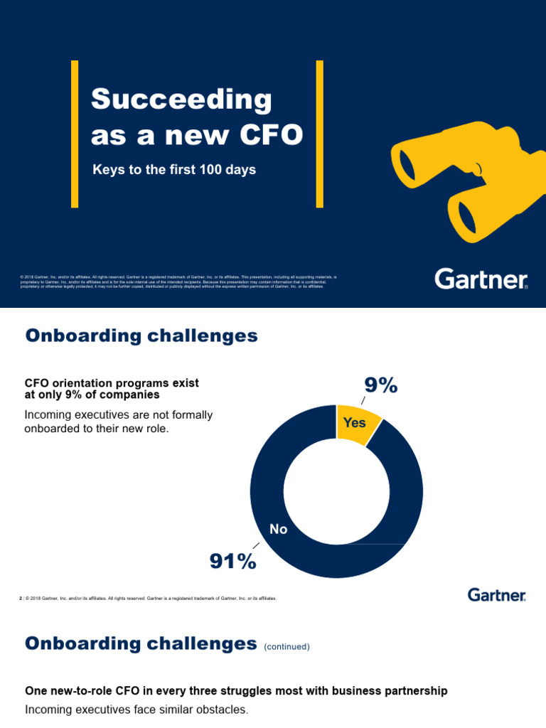 Succeeding As A New Cfo Keys To The First 100 Days | PDF | Chief ...