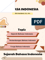 Meeting 1 Dan 2 Sejarah Bahasa Indonesia