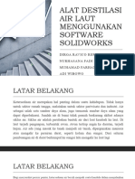 Alat Destilasi Air Laut Menggunakan Software Solidworks