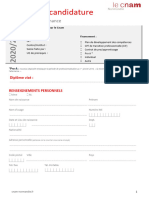 Dossier de Candidature Alternance 2020-2021